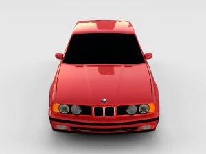 5 series bmw e34 rev 3D Model