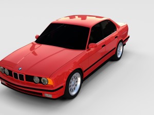 5 series bmw e34 rev 3Dモデル