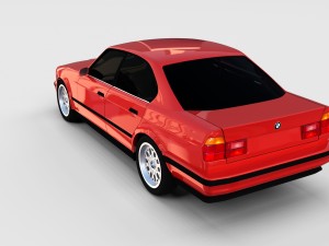 5 series bmw e34 rev 3Dモデル