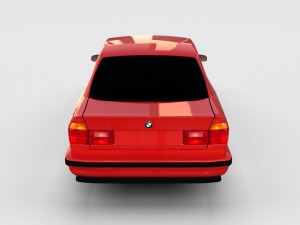 5 series bmw e34 rev 3Dモデル