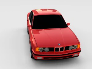 5 series bmw e34 rev 3D Model