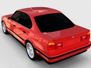 5 series bmw e34 rev 3D Model