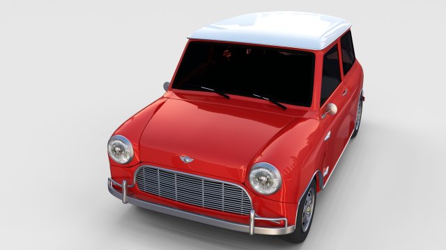 mini cooper rev Model 3D .c4d .max .obj .3ds .fbx .stl .blend 