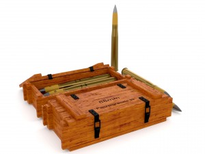 german 88mm shell 3D मॉडल