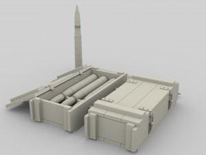 german 88mm shell 3D मॉडल