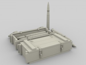 german 88mm shell 3D मॉडल