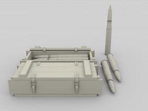 german 88mm shell 3D मॉडल