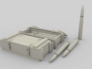 german 88mm shell 3D मॉडल