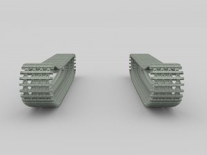 tank tracks 3D Model