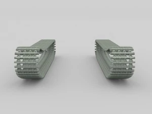 tank tracks 3D Model