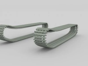 tank tracks 3D Model