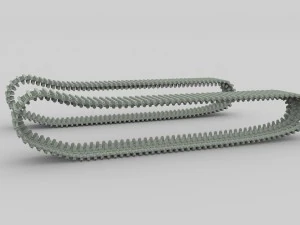tank tracks 3D Model