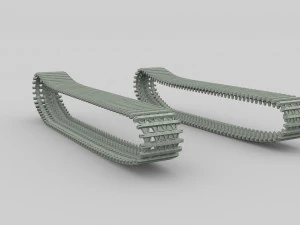 tank tracks 3D Model