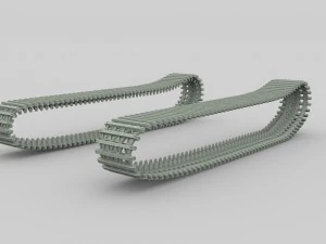 tank tracks 3D Model