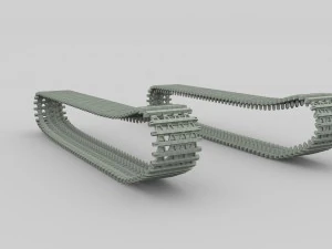 tank tracks 3D Model