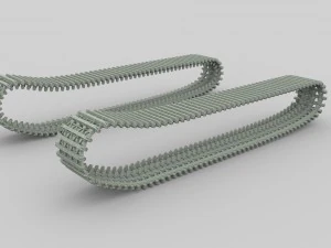 tank tracks 3D Model