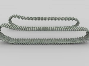 tank tracks 3D Model