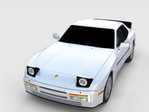 porsche 944 s2 rev Modelo 3D