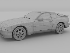 porsche 944 s2 rev Model 3D