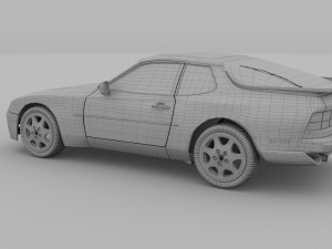 porsche 944 s2 rev Model 3D