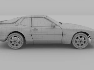 porsche 944 s2 rev 3D Model