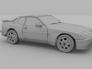 porsche 944 s2 rev Model 3D