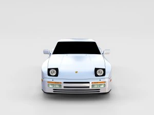 porsche 944 s2 rev 3D Model