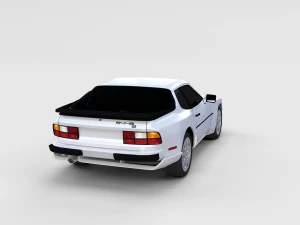 porsche 944 s2 rev 3D Model