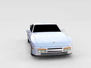 porsche 944 s2 rev Model 3D