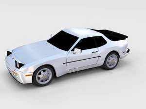 porsche 944 s2 rev 3D Model