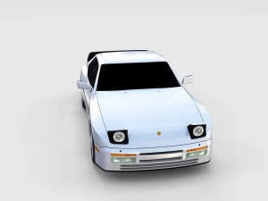 porsche 944 s2 rev 3D Model
