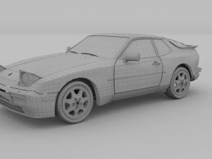 porsche 944 turbo rev 3D Model