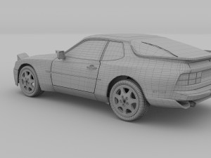 porsche 944 turbo rev Model 3D
