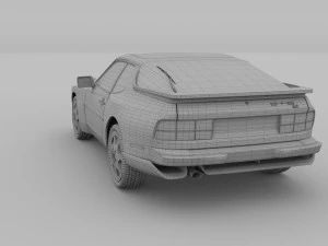 porsche 944 turbo rev 3D Model
