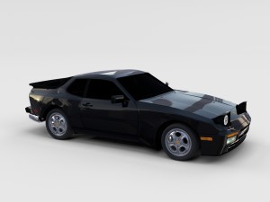 porsche 944 turbo rev Model 3D