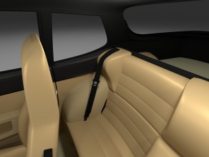 porsche 944 with interior rev Model 3D