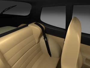 porsche 944 with interior rev Model 3D
