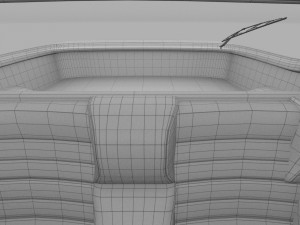 porsche 944 with interior rev Model 3D