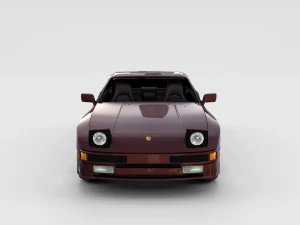porsche 944s w interior rev 3D Model