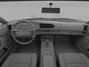 porsche 944s w interior rev 3D 모델