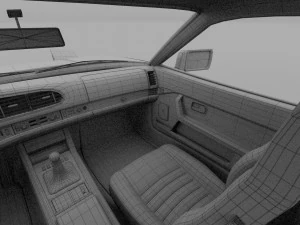 porsche 944s w interior rev 3D Model