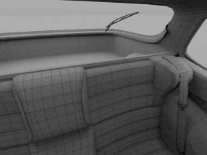 porsche 944s w interior rev 3D Model