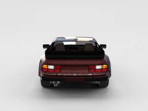 porsche 944s w interior rev 3D 모델