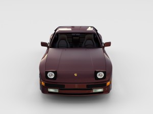 porsche 944s w interior rev 3D 모델