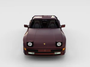 porsche 944s w interior rev 3D Model