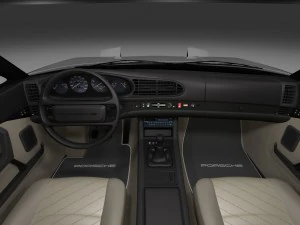 porsche 944 s2 with interior 3D Model