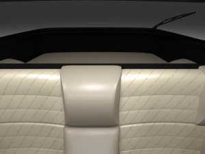 porsche 944 s2 with interior 3D Model