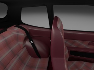 porsche 944 turbo s with interior rev Model 3D