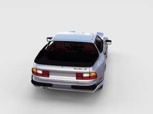 porsche 944 turbo s with interior rev Model 3D