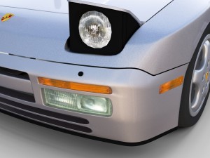 porsche 944 turbo s with interior rev Model 3D